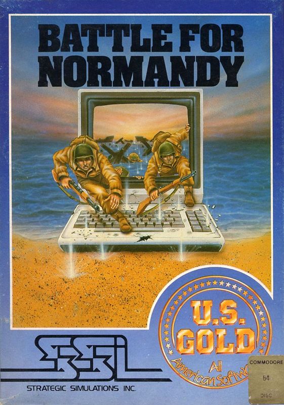 Battle For Normandy box art for Commodore 64
